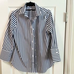 Chicos non iron striped blouse